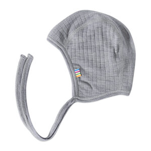 Grå uld babyhue (0-1 mdr (37 cm)) - Joha