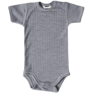 Grå uld body (50 cm) - Joha