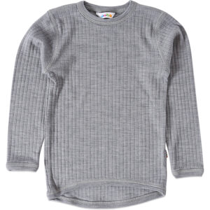 Grå uld bluse (90 cm) - Joha
