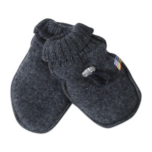 Grå vinteruld luffer (60 cm) - Joha