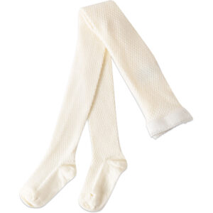 Creme uld strømpebukser (80 cm) - Mp Denmark