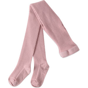 Rosa uld strømpebukser (80 cm) - Mp Denmark