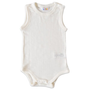 Offwhite uld/silke body (80 cm) - Joha