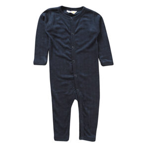 Navy uld/silke heldragt (60 cm) - Joha