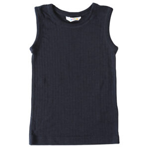 Navy uld undertrøje (90 cm) - Joha