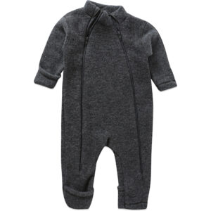 Grå vinteruld heldragt (60 cm) - Joha