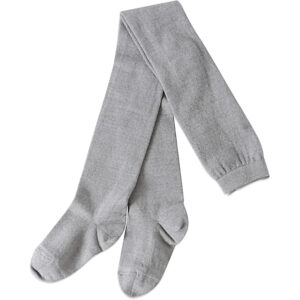 Grå melange uld/bomuld strømpebukser (80 cm) - Mp Denmark
