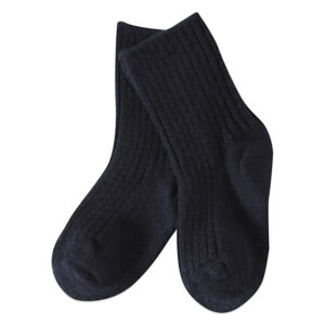 Navy uld strømper (19-22) - Joha