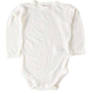 Offwhite uld/silke body (60 cm) - Joha