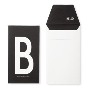 Kort m/kuvert B - Design Letters