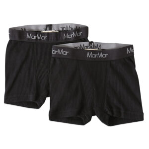 2 pak sorte rib underbukser (6 år/116 cm) - MarMar