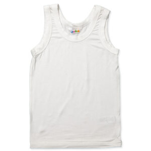 Hvid bambus undertrøje (100 cm) - Joha