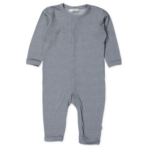 Grå uld/silke heldragt (60 cm) - Joha