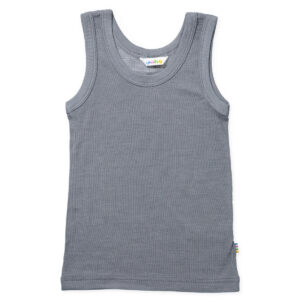 Grå uld/silke undertrøje (100 cm) - Joha