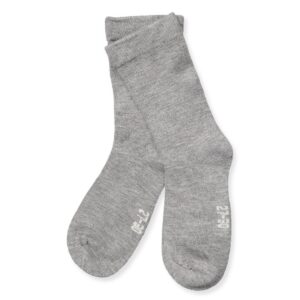 Grå melange bambus strømper (17-19) - Melton