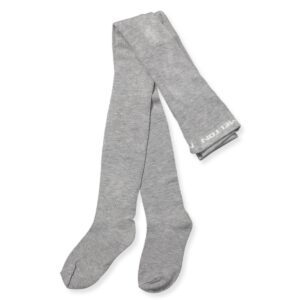 Grå melange bambus strømpebukser (68-74 cm) - Melton