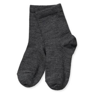 Mørkegrå uld/bomuld strømper (19-21) - Mp Denmark