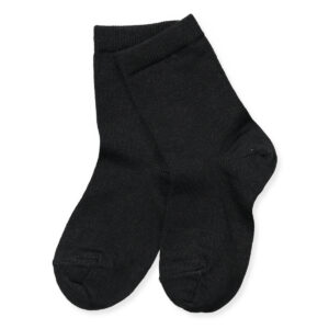 Sorte uld/bomuld strømper (19-21) - Mp Denmark