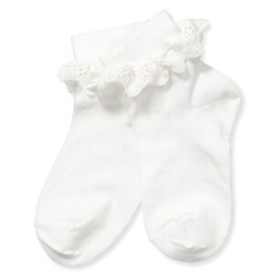 Hvide flæse strømper (17-18) - Mp Denmark