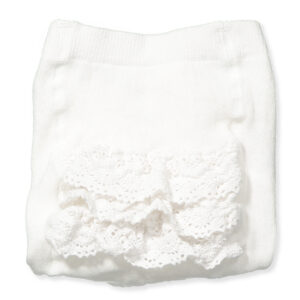 Hvide flæse strømpebukser (80 cm) - Mp Denmark