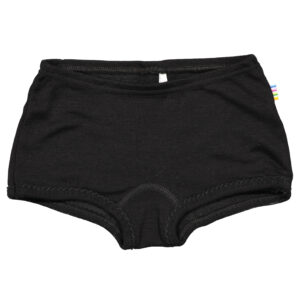 Sorte uld/silke underbukser (100 cm) - Joha