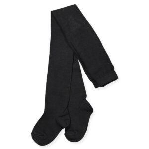 Sorte uld/bomuld strømpebukser (110 cm) - Mp Denmark