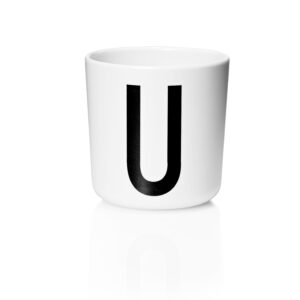 Melamin kop U (One size) - Design Letters