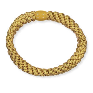 Kknekki hårelastik - Mustard (One size) - Bon Dep