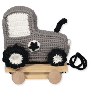 Grå traktor (One size) - Smallstuff