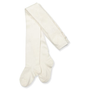 Hvide uld/bomuld strømpebukser (80 cm) - Mp Denmark