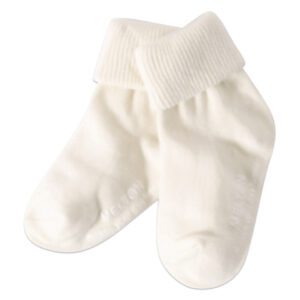 Offwhite basis strømper (17-19) - Melton