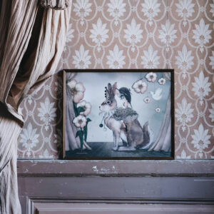 Miss Poppy plakat - 50x40 cm (One size) - Mrs. Mighetto