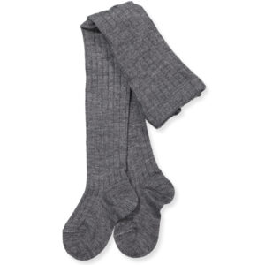 Grå uld strømpebukser (3-6 mdr (00)) - Cóndor