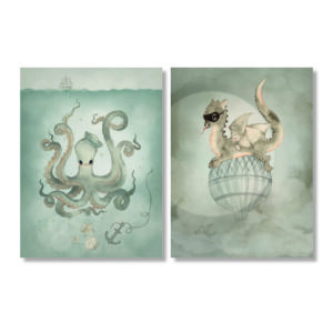 2 pak Water Crew kort (One size) - Mrs. Mighetto