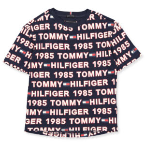 Organic blå t-shirt (12 år/152 cm) - Tommy Hilfiger