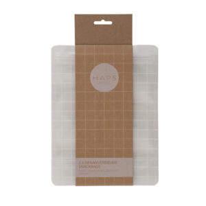 3 pak genanvendelige snack poser - 1000 ml. (One s - Haps Nordic