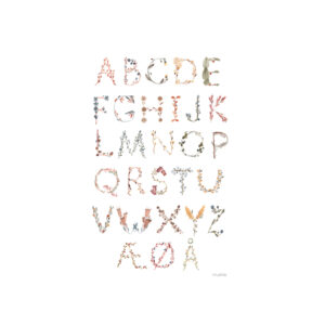 Plakat - Dansk alfabet A3 (One size) - Mushie