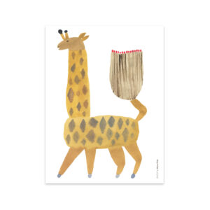 Noah Giraffe plakat - 30x40 cm (One size) - OYOY