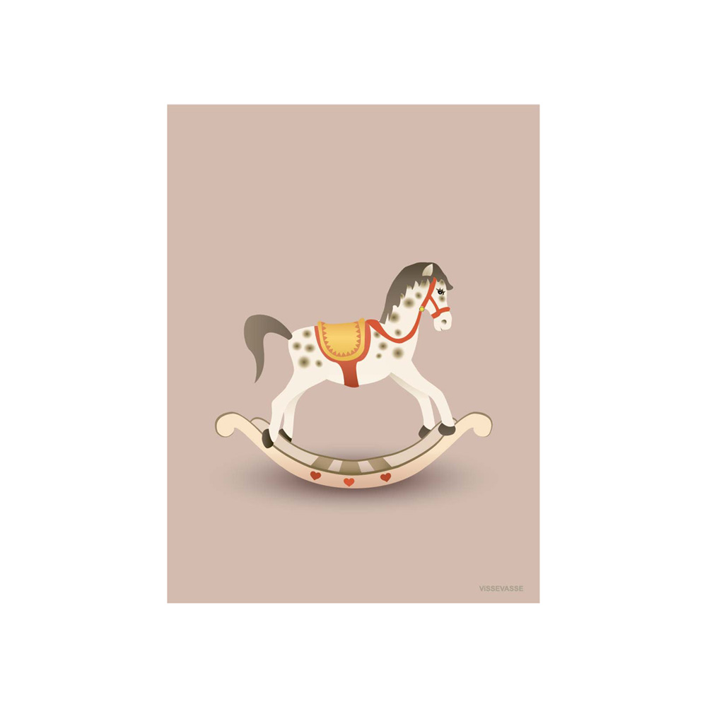 Rocking horse rosy brown kort (One size) - Vissevasse