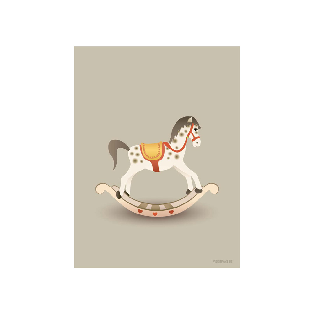 Rocking horse sandy brown kort (One size) - Vissevasse