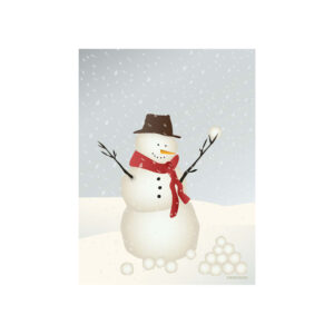 Snowman kort (One size) - Vissevasse