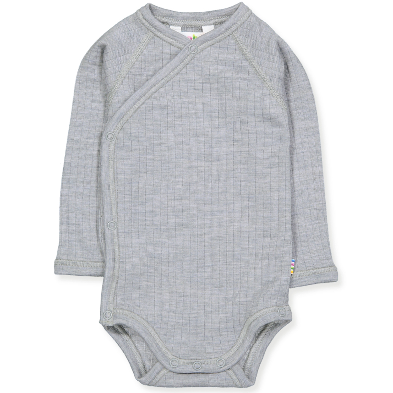 5fb7b13a3e948Joha-_body-66343-122-15110_-1_Front_website Grå uld body (60 cm) - Joha