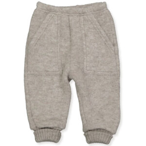 Camel uld fleece bukser (60 cm) - Joha