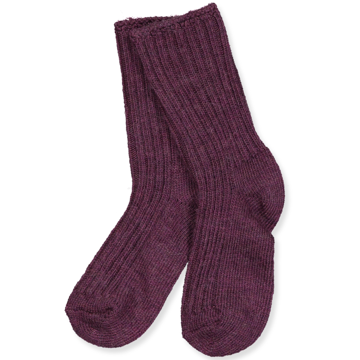 5fb7c586cd498Joha-_str_mper-5006-8-60015_-1_Front_website Aubergine melange uld strømper (15-18) - Joha