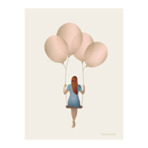 GO FOR IT Balloon Dream kort (One size) - Vissevasse