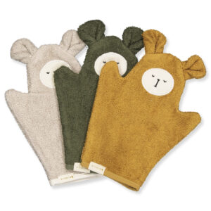 3 pak Bear vaskeklude (One size) - Fabelab