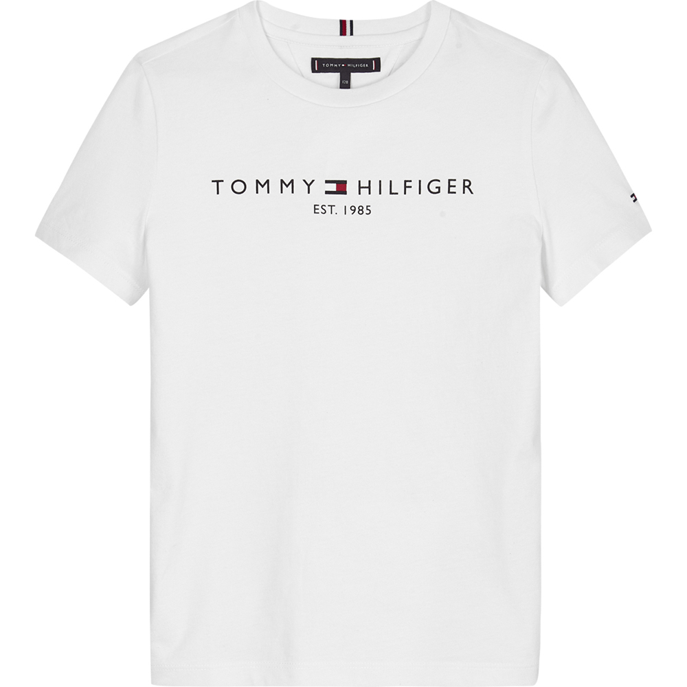 6020f61172c33KS0KS00210YBR_F_copy Organic hvid t-shirt (2 år/92 cm) - Tommy Hilfiger