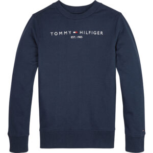 Organic blå sweatshirt (4 år/104 cm) - Tommy Hilfiger