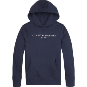 Organic blå sweatshirt (4 år/104 cm) - Tommy Hilfiger