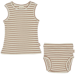 Stribede undertøj (3 mdr/62 cm) - Petit Piao